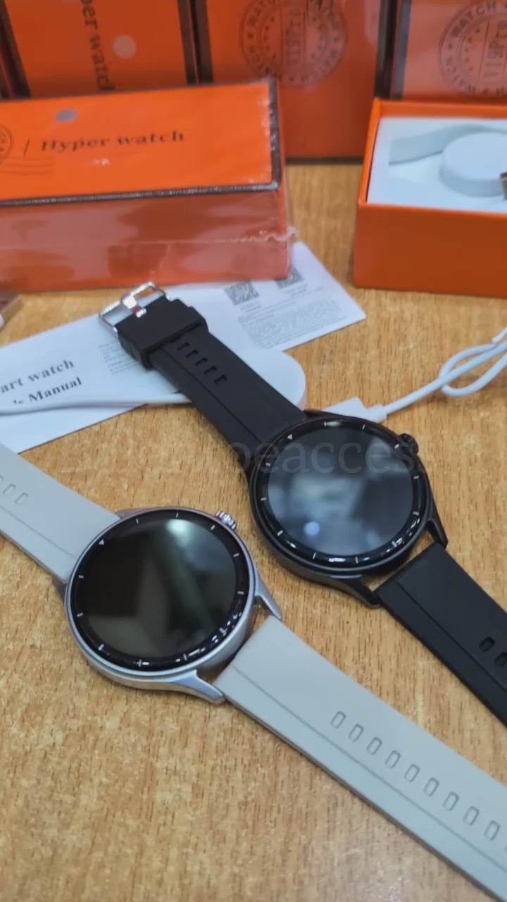 V19 Pro Round Smart Watch with Bluetooth Calling And Fitness Tracker HD Display Call Features