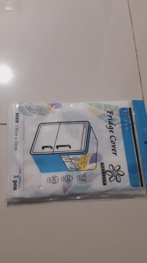 Anti-dust Waterproof Oil-proof Fridge Cover - Protective Refrigerator Top Cover - Random Design