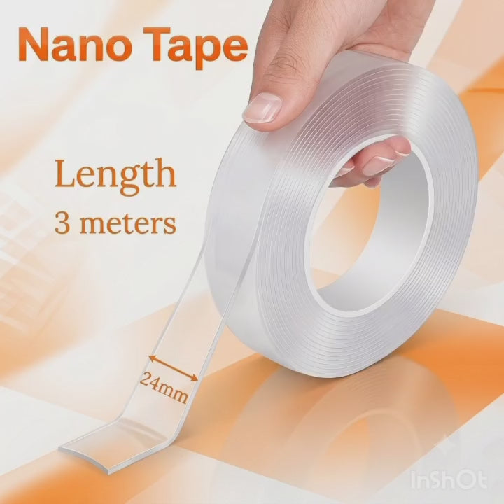 Heavy Duty Double Sided Nano Magic Tape 3 Meter