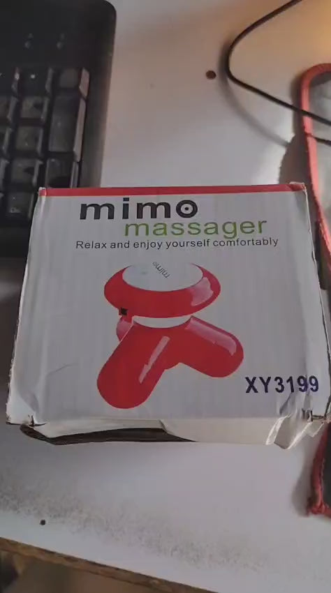 Mini Mimo Massager with Box - Cell Operated and Direct USB Power both options - Without Cell - Random Color