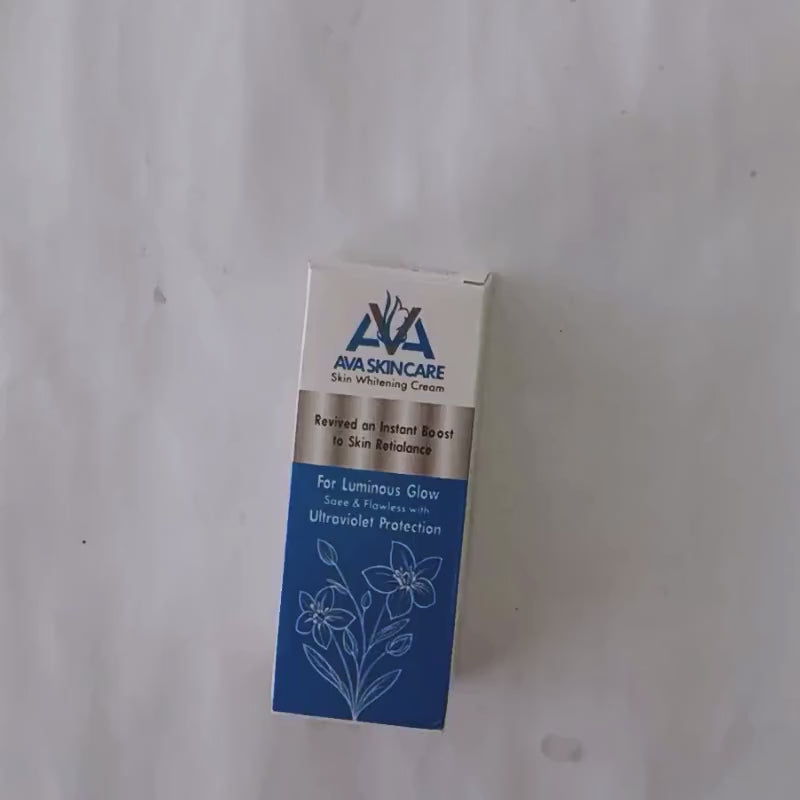 AVA Skin Whitening Cream Brightening Hydrating Face Cream Smooth Healthy Looking Skin 30g