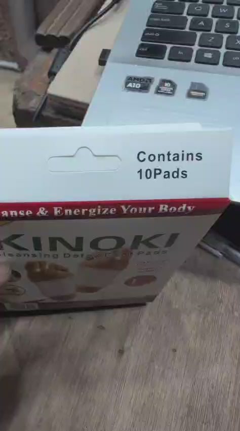 10 PCs Pain-Free Cleansing Pads - Natural Toxin Removal - Stress Relief and Vitality Support