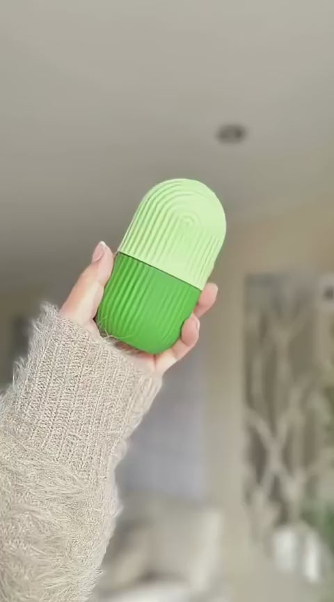 Reusable Facial Ice Roller for Face - Enhance Skin Glow Shrink and Tighten Pores - Random Color