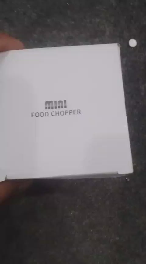 Mini Food Chopper - Hand-Powered Meat Grinder Mincer Mixer and Blender for Fruits Vegetables Nuts and Meat - Powerful and Portable Kitchen Tool