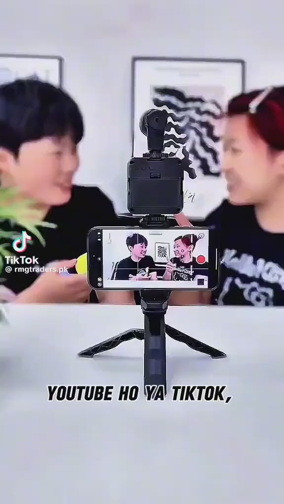 Ay-49 Vlogger Video Making Kits Vlog Microphone Led Fill Light Mini Tripod Mobile Holder with remote Good quality