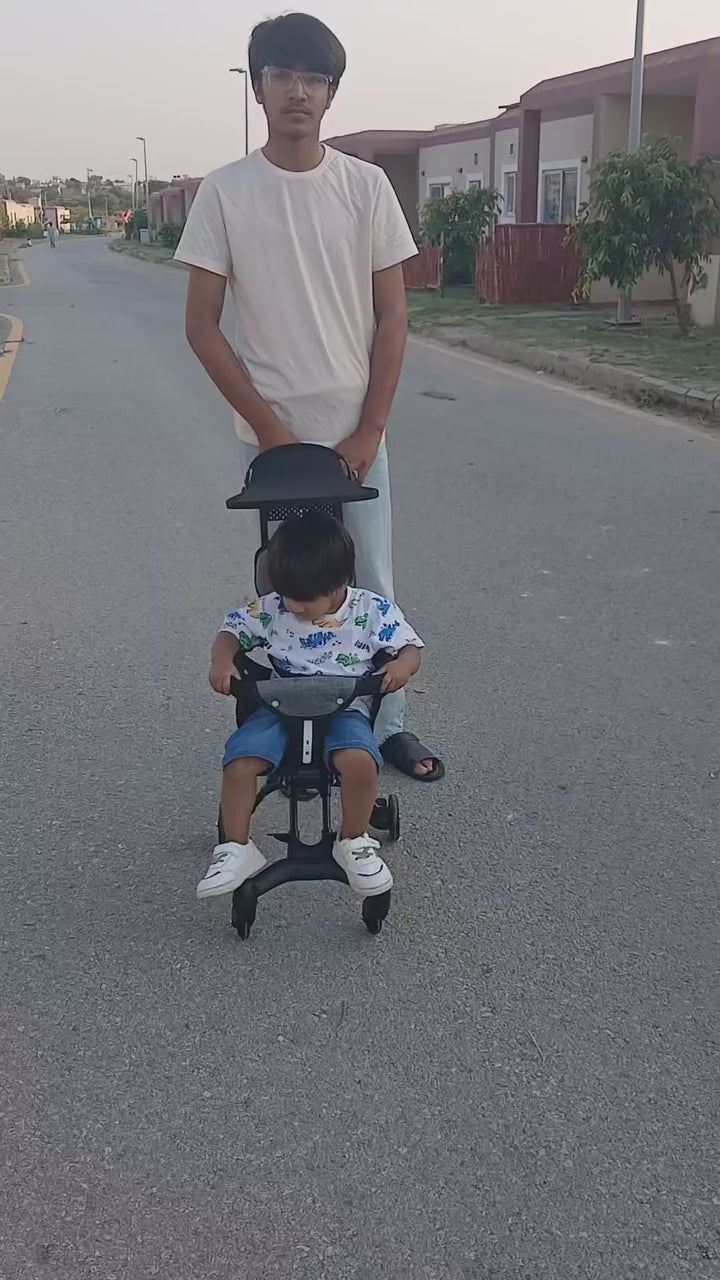 Luxury Baby Tricycle Stroller with Sunshade 3 in 1