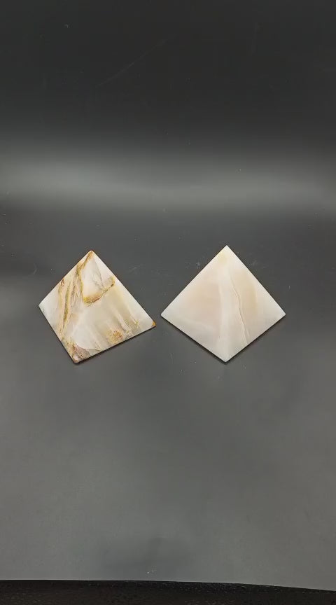 Handcrafted Marble Pyramid 3 x 3 x 3 Inch