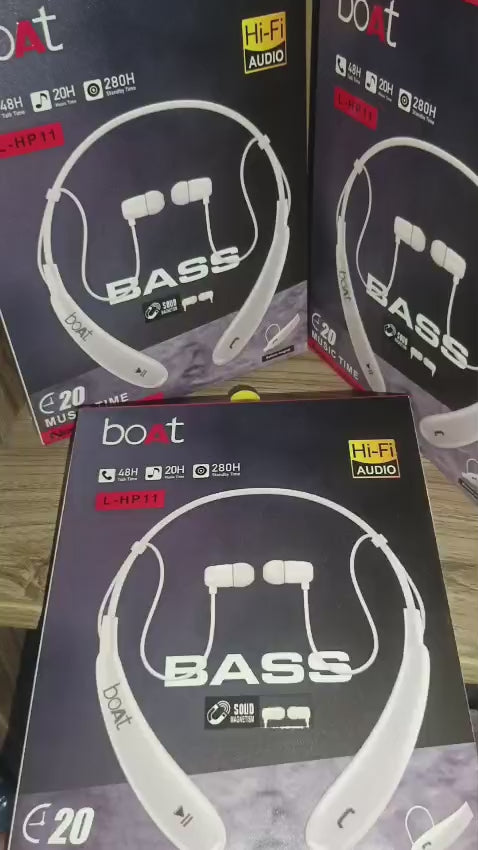 Neckband Boat Experience powerful bass HD calls wireless freedom with this lightweight sweat Water proof neckband