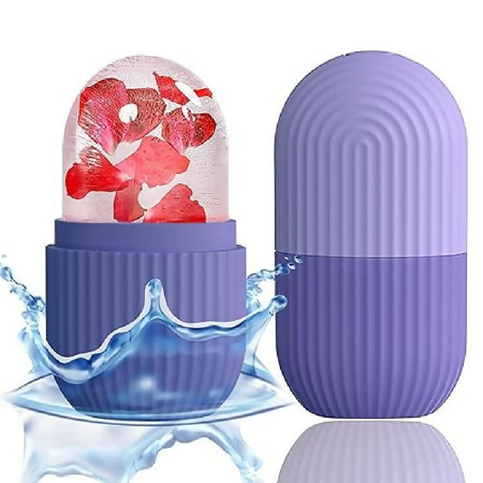 Reusable Facial Ice Roller for Face - Enhance Skin Glow Shrink and Tighten Pores - Random Color