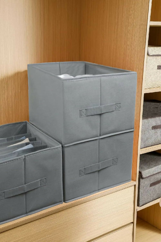 6 Grid Jeans and Clothes Organizer Foldable WardrobeLarge Drawer Organizer for Folded Clothes