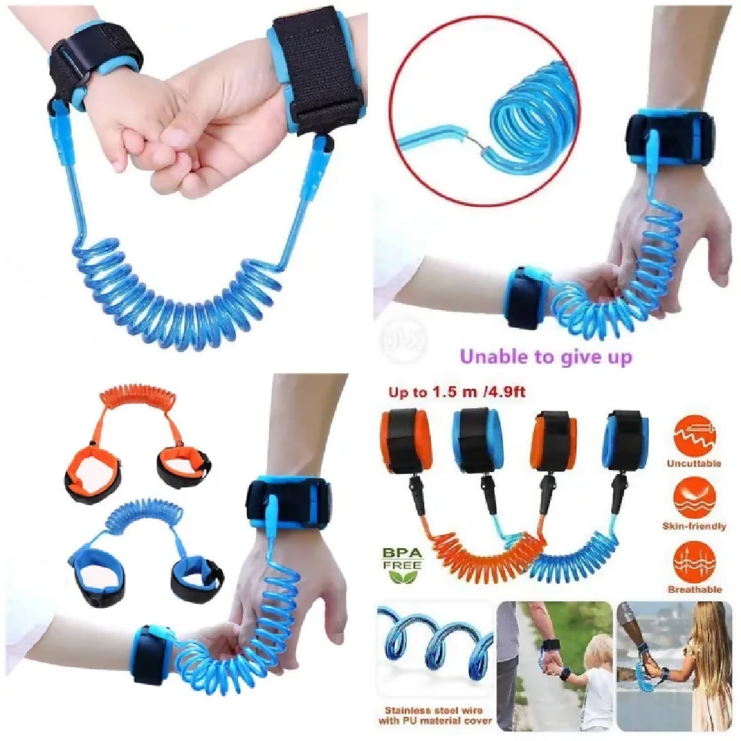 Anti-Lost Wrist Link Child Lock Safety Harness Strap - Random Color