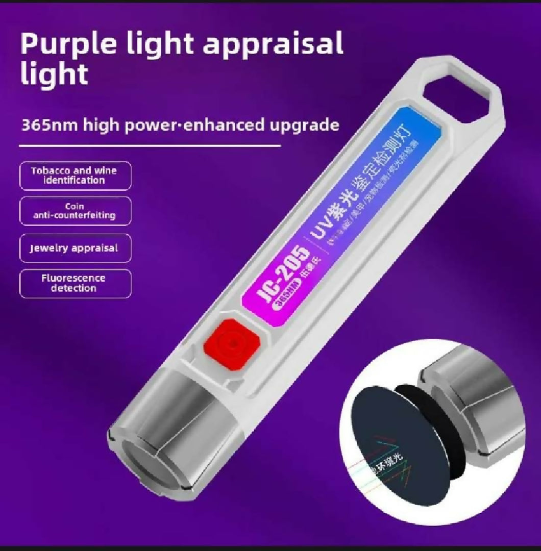 Handheld LED Money Detector Currency Detector Violet Torch Lamp Counterfeit Fake notes Cash Checker Mode