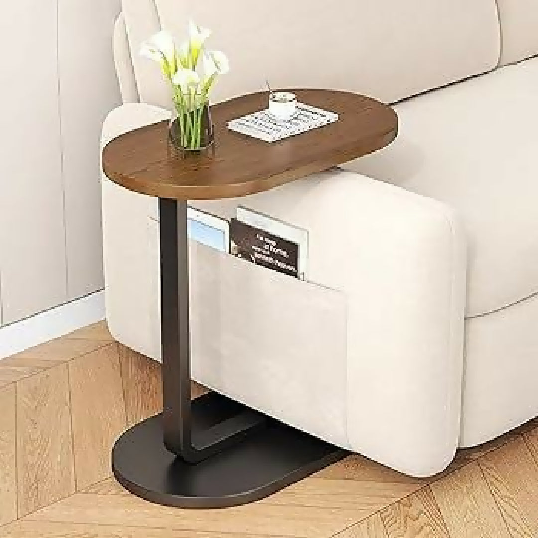 C Shaped Sofa Side Table