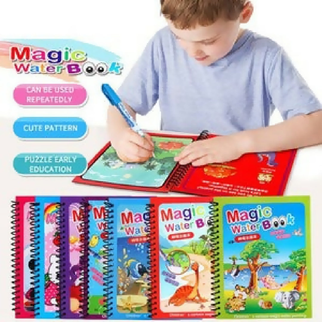 Magic Water Book Painting Drawing Coloring Board Book Doodle Magic Water Pen random book