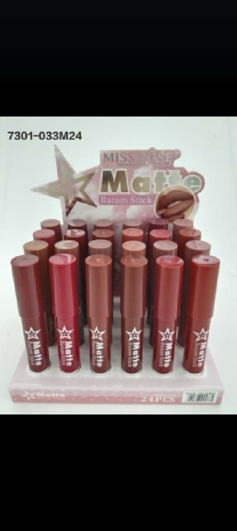 Miss Rose Matte Batom Stick lip crayons 1 Piece
