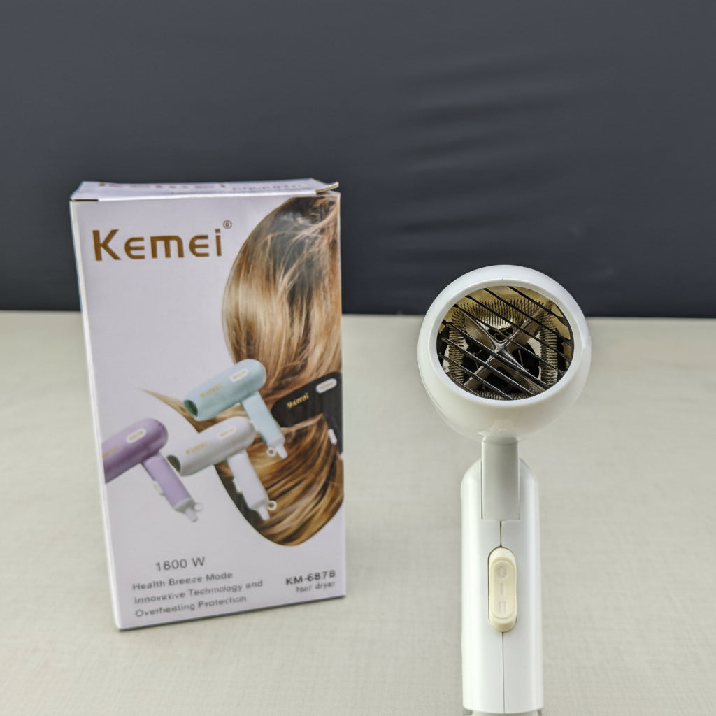Kemei KM 6878 Portable Hair Dryer 1800W
