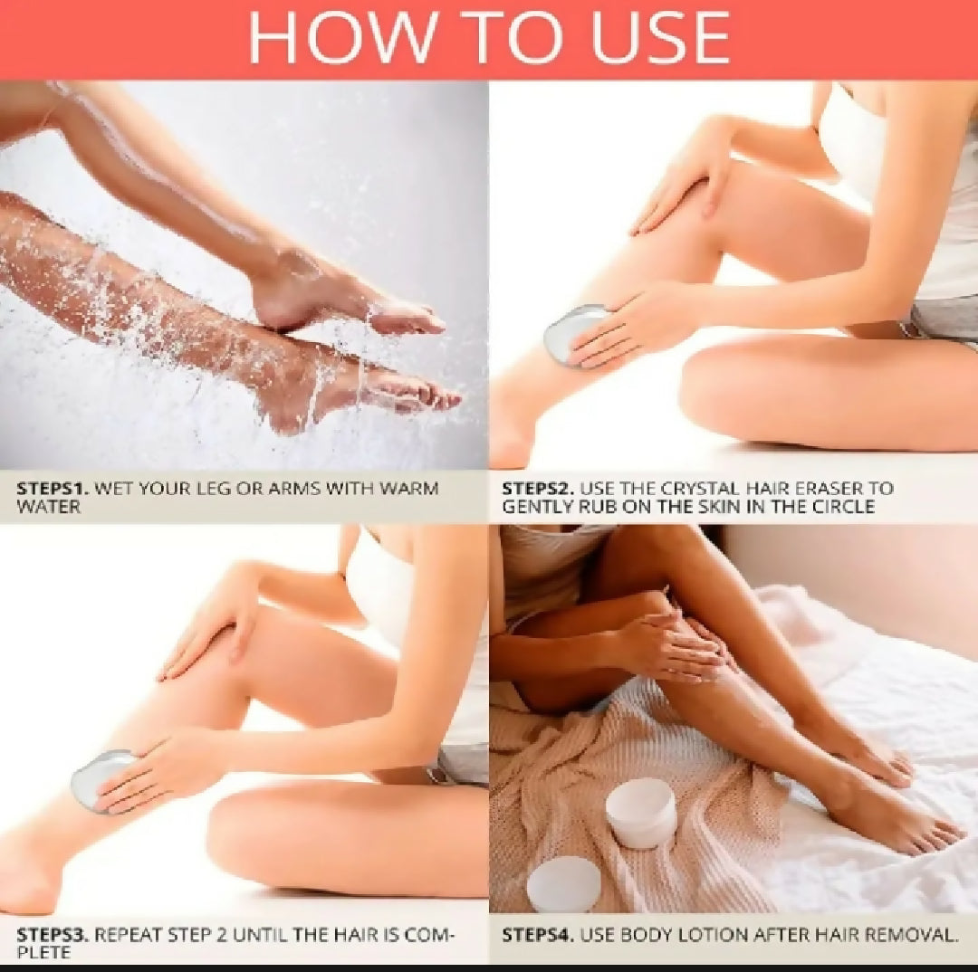 Painless Crystal Hair Remover Reusable Hair Removal Machine for Men and Women