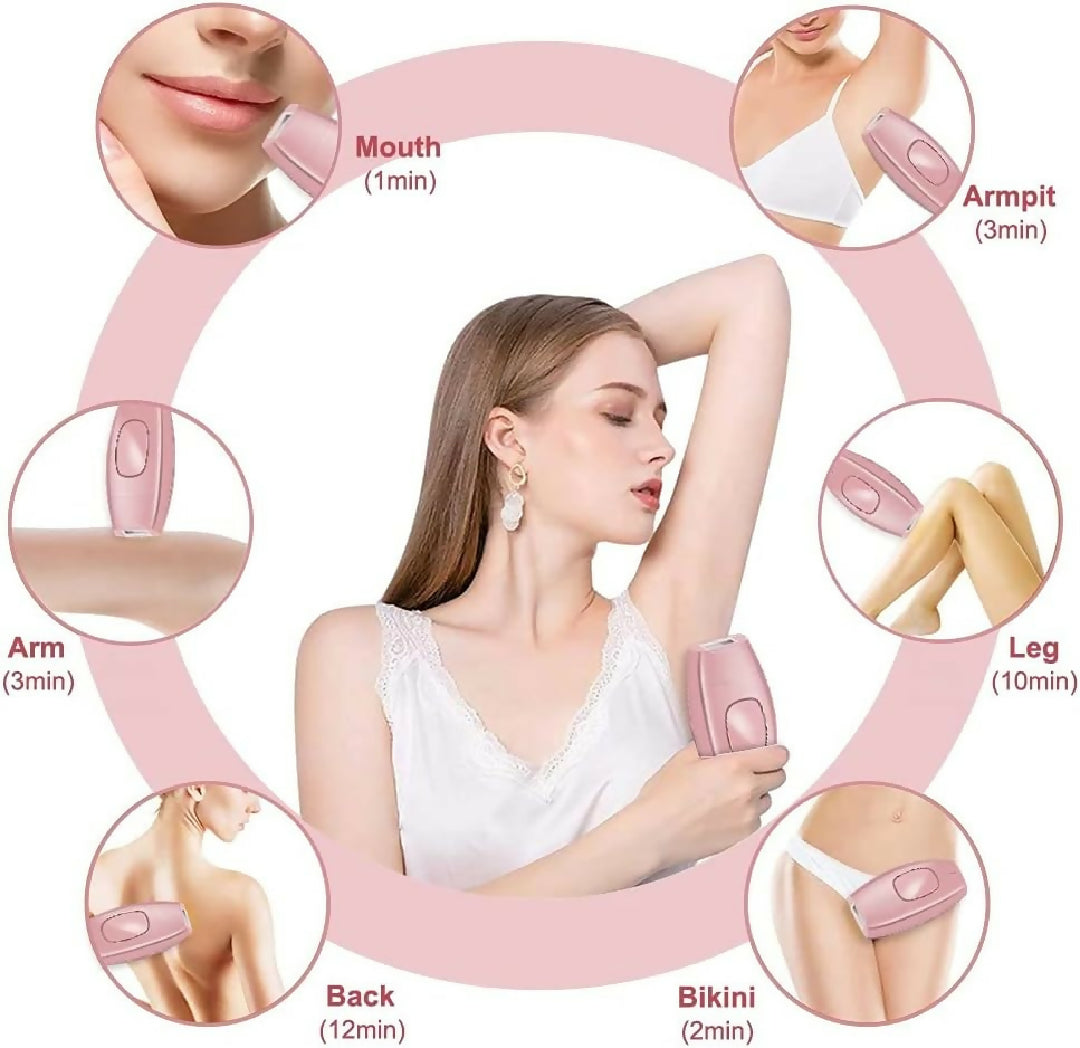 Mini Ipl Laser Epilator For Men and Women Portable Laser Epilator Depilador Permanent Face Hair Removal Device for Whole Body Laser Hair Removal Device
