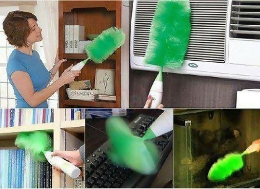Go duster for dusting Dust Cleaning Brush for Blind Window Cleaner Cell Operated