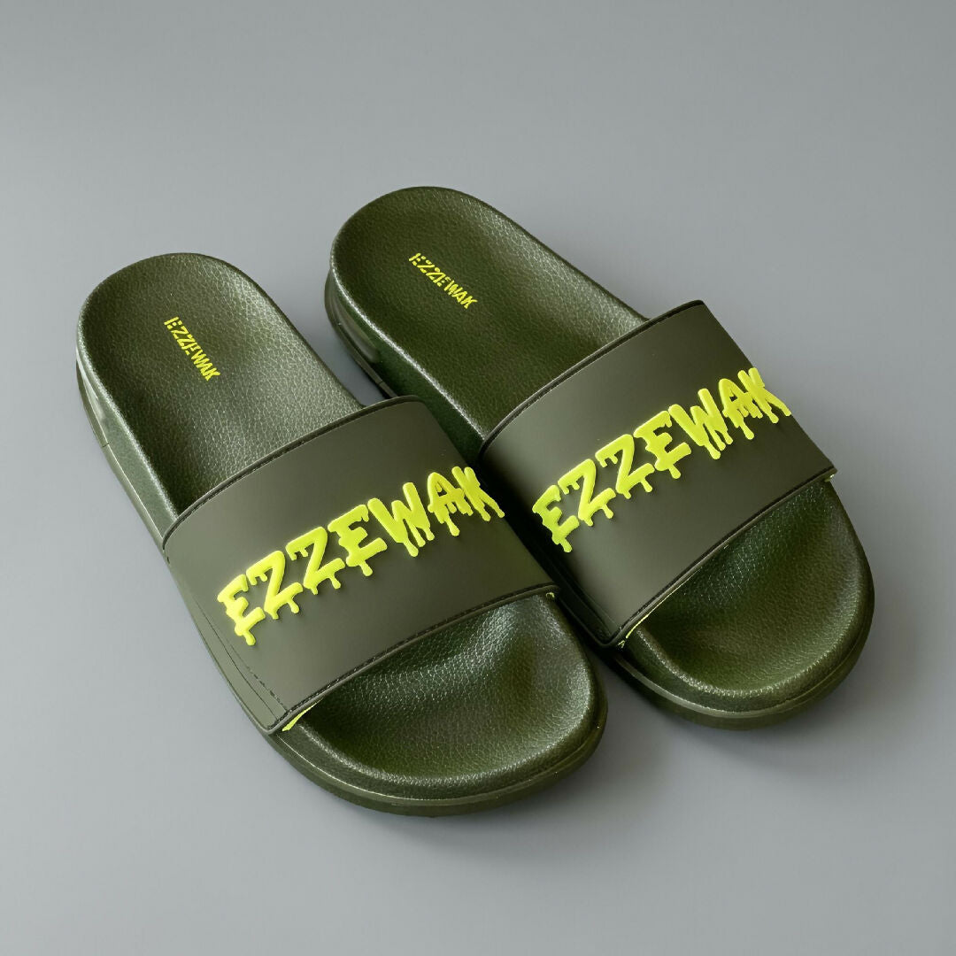 Mens Air Cushion Comfort Slides Trendy Soft Sole Summer Slippers
