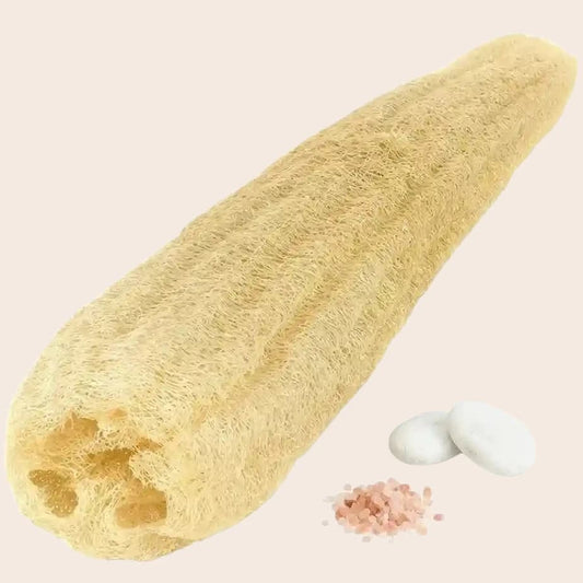 100% Organic Loofah Sponge | Natural Exfoliating Bath & Body Scrubber
