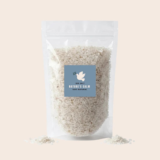 Nature’s Calm Raw Sea Salt – Unrefined Ocean Mineral Bath & Body Treatment