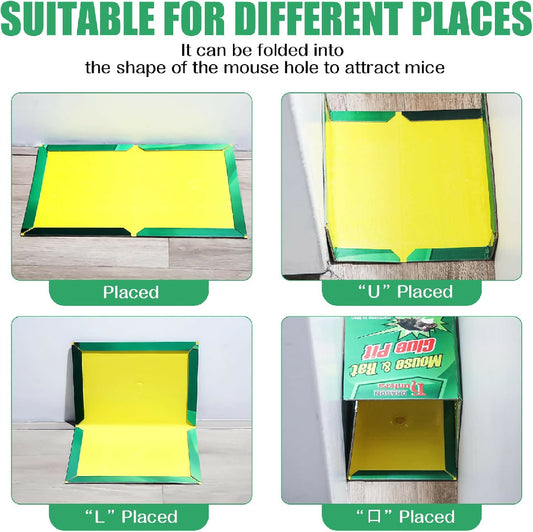 Sticky Mouse Board Efficient Strong Big Rat Paste Household Mousetrap Rat Poison Rat Glue Boards Clip