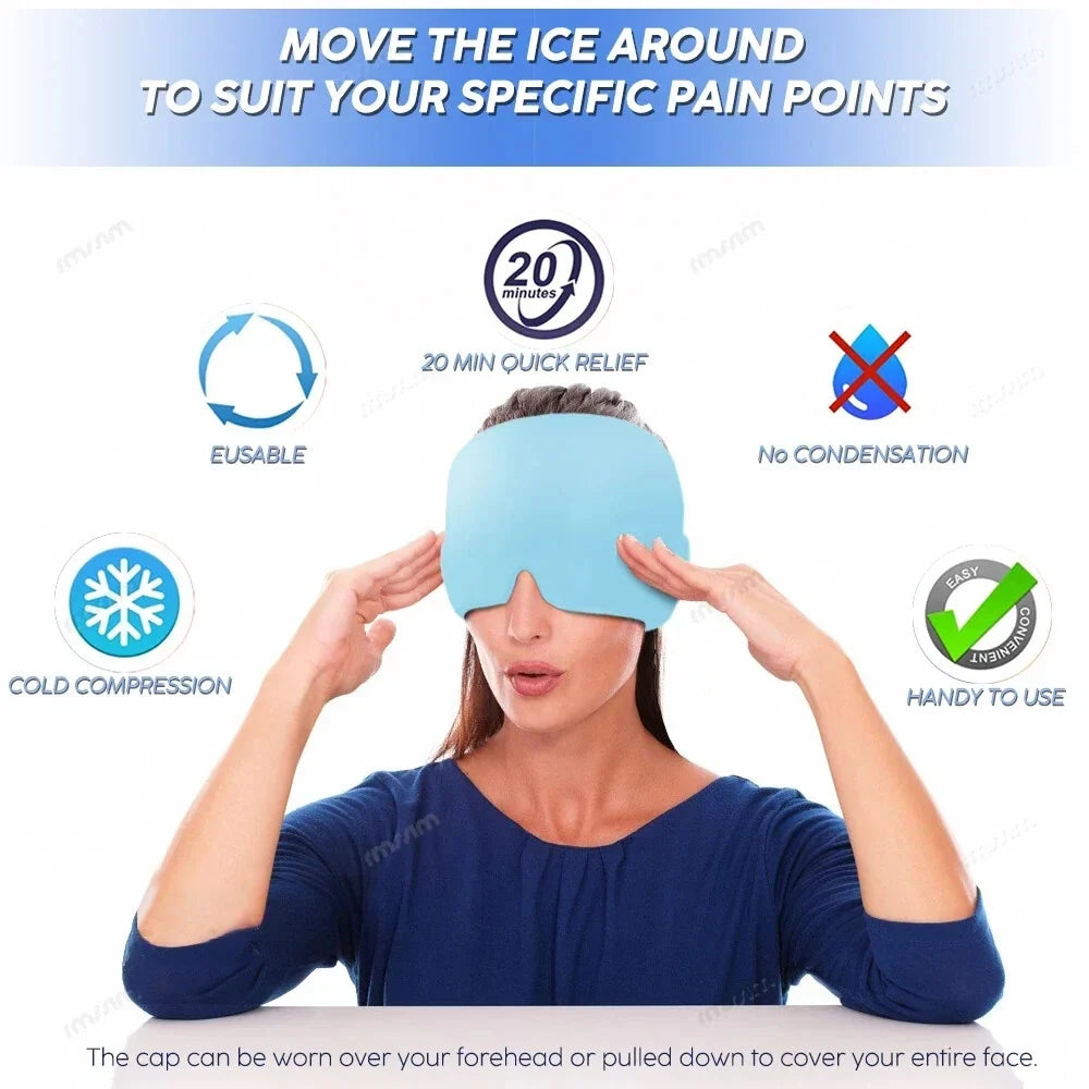 🧊 MigraCool Ice Relief Cap (Free Shipping)