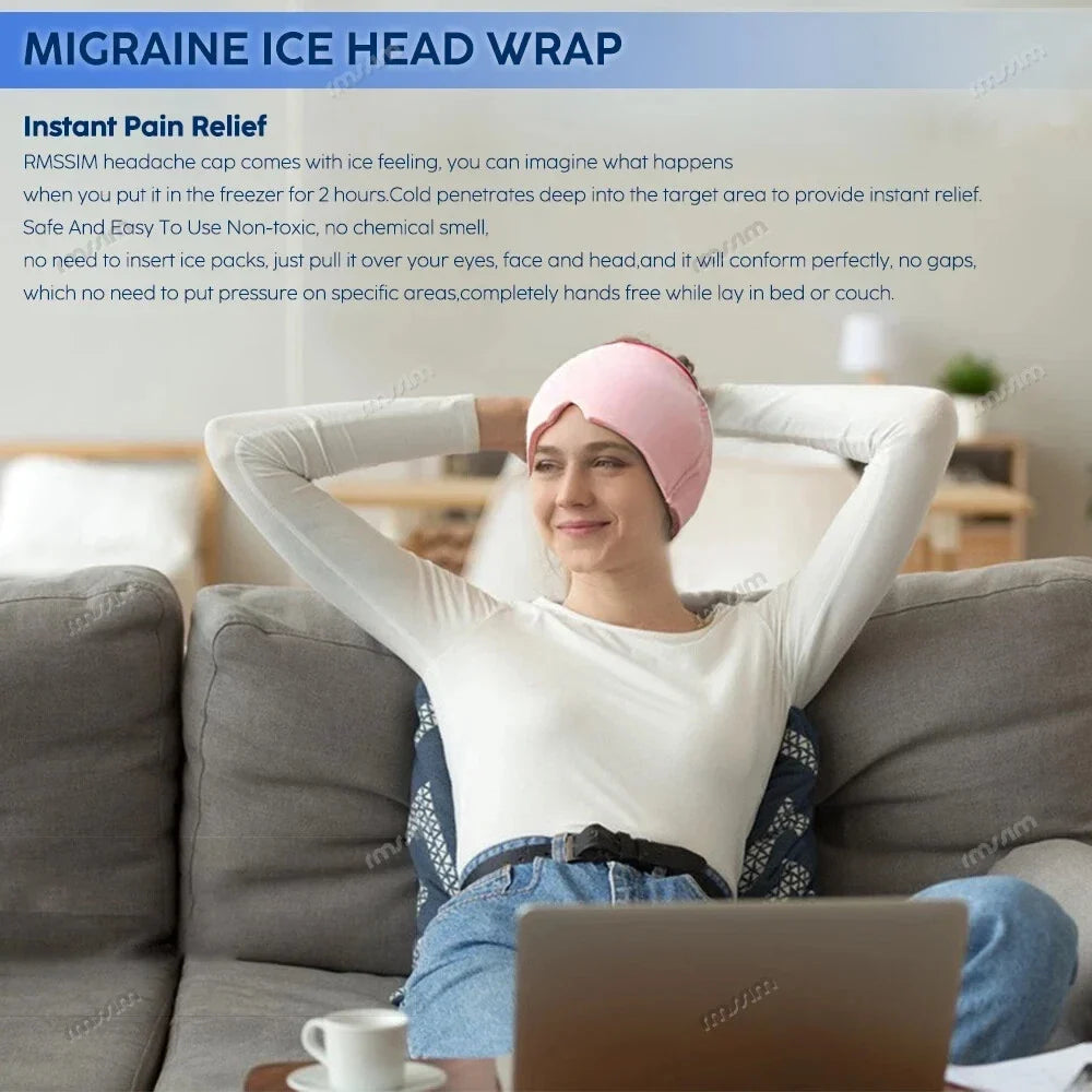 🧊 MigraCool Ice Relief Cap (Free Shipping)