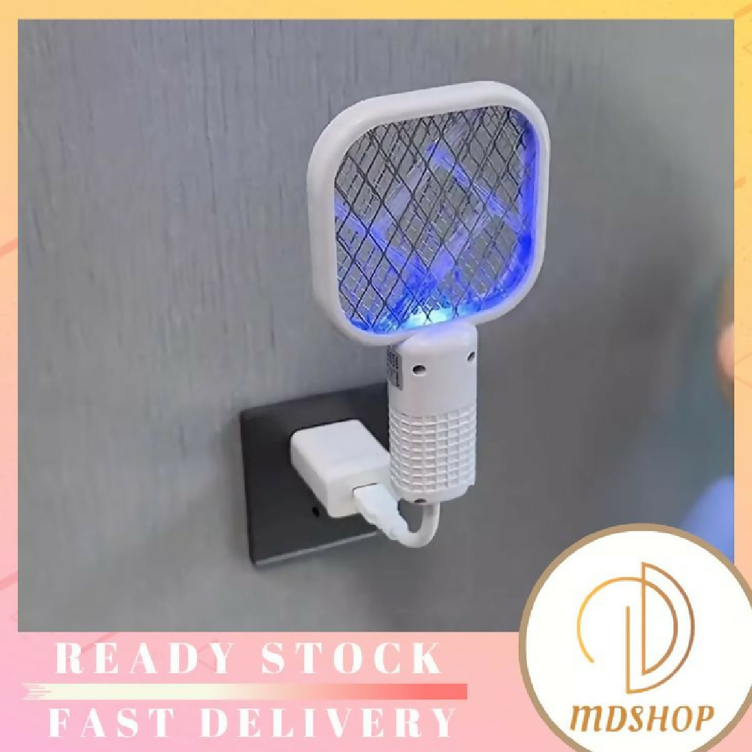 USB Charge Mosquito Killer Lamp Trap Machine Mosquito Killer Racket Electric Machar Mosquito Killer Repellent Machine Pocket Size Mosquito Killer Lamp Night Bulb Mosquito Catcher UV Light Mini Electric Mosquito Repellent for Indoor and Outdoor