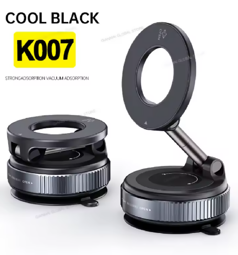 Magnetic Strong Magnetic Phone Holder Foldable Design 360 Adjustable Vacuum Mount for Car Desk Bathroom Universal Use for home