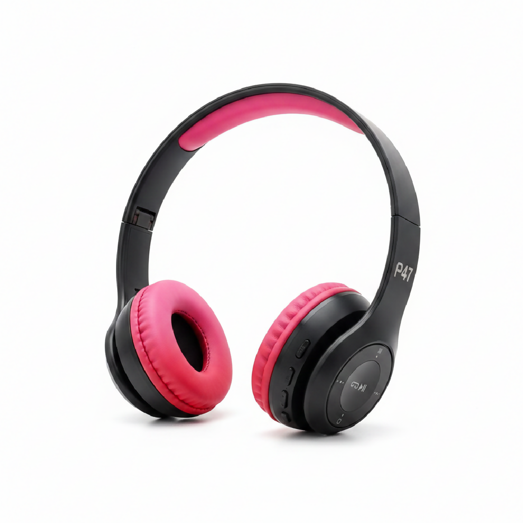 P47 Wireless Bluetooth Headphones Pink