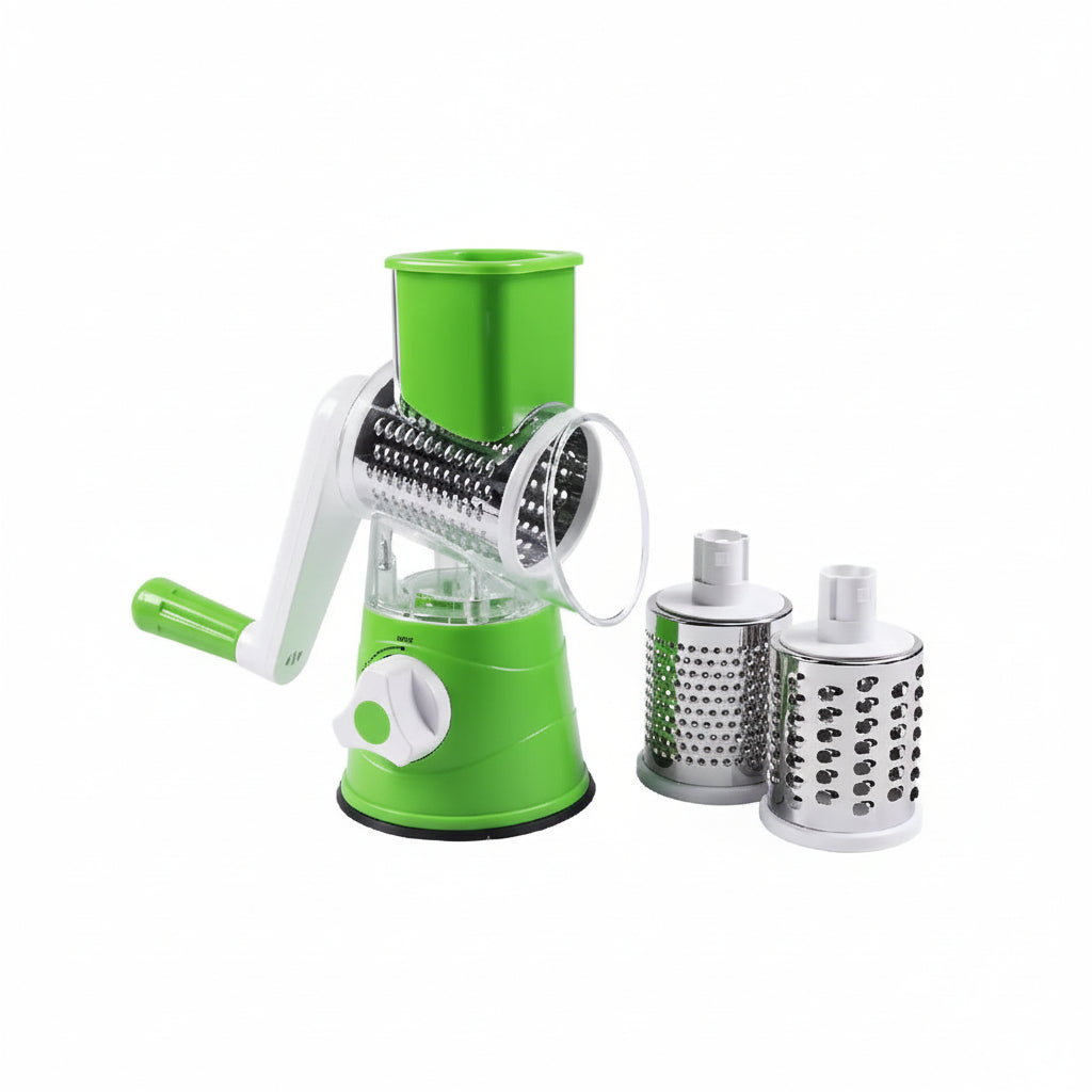 Manual Vegetable Drum cutter Slicer Multifunctional Round Slicer Kitchen Gadget (random color)