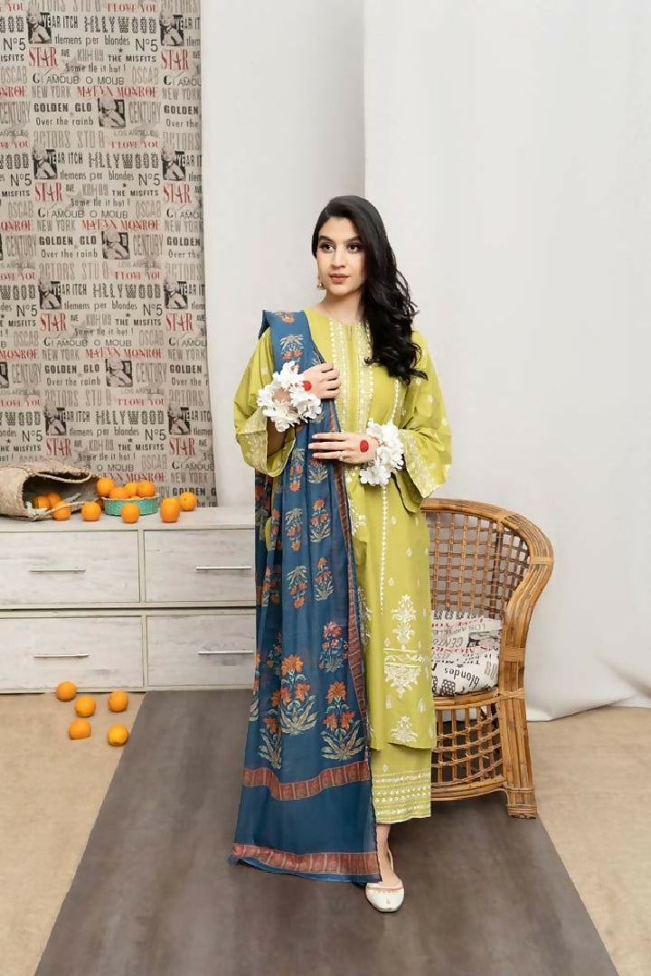 Unstitched - Embroidered Suit 3 Piece