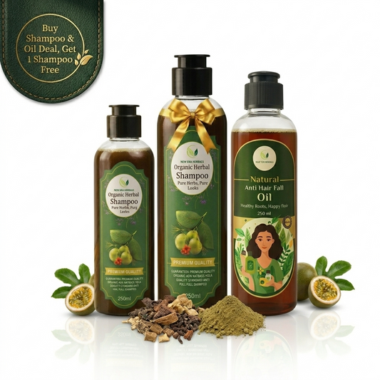 Buy 1 Shampoo & Oil Deal, Get 1 Shampoo Free
