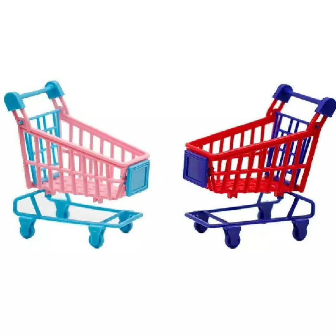 kid Mini Shopping Cart Supermarket Handcart Shopping Utility Cart Mode Storage Toy Pretend Play Shopping Hand Cart Toy Outdoors