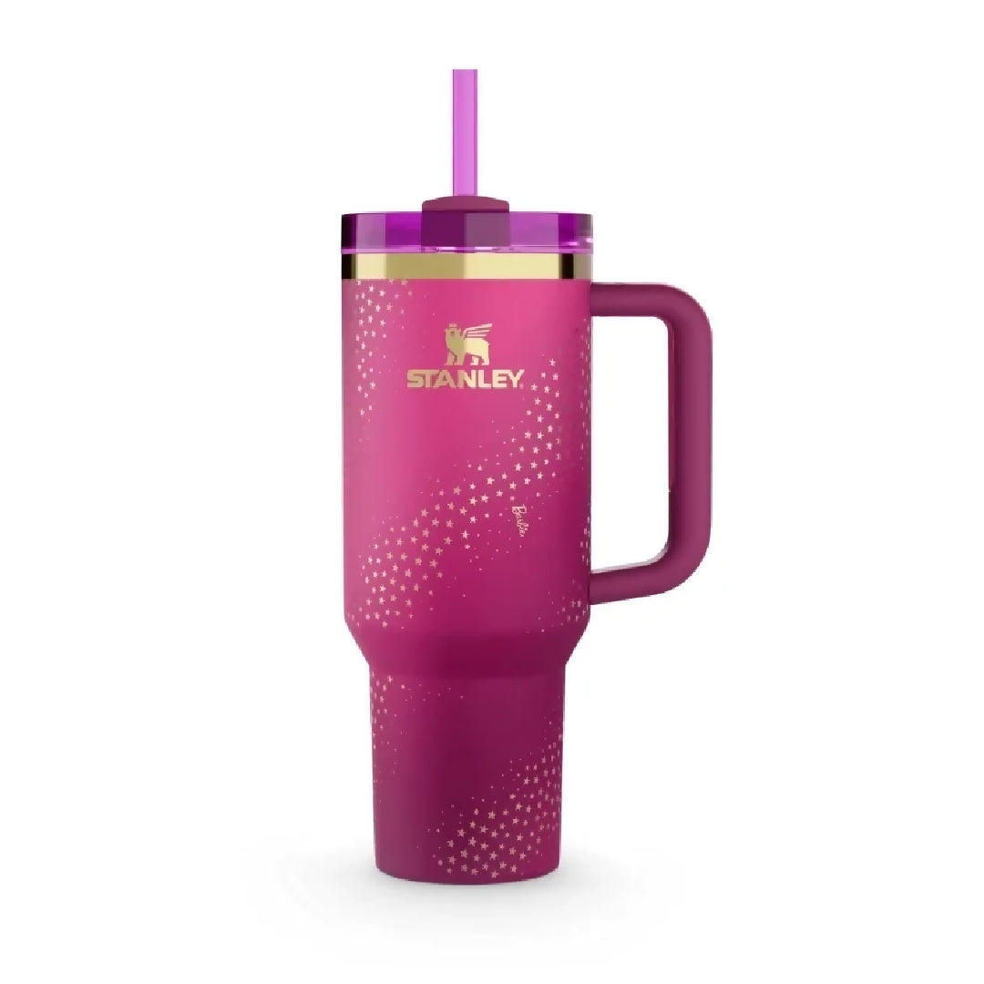 Star Pink Stylish Stanley Barbie Tumbler H2-0 Tumbler 1-18L Limited Edition Double Wall Vacuum Insulated