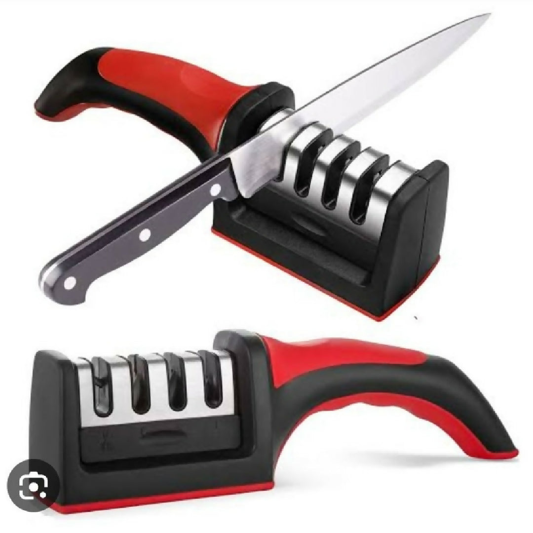 3 in 1 Knife Sharpener Set with Ceramic Peeler 3 Stage Blade Restorer