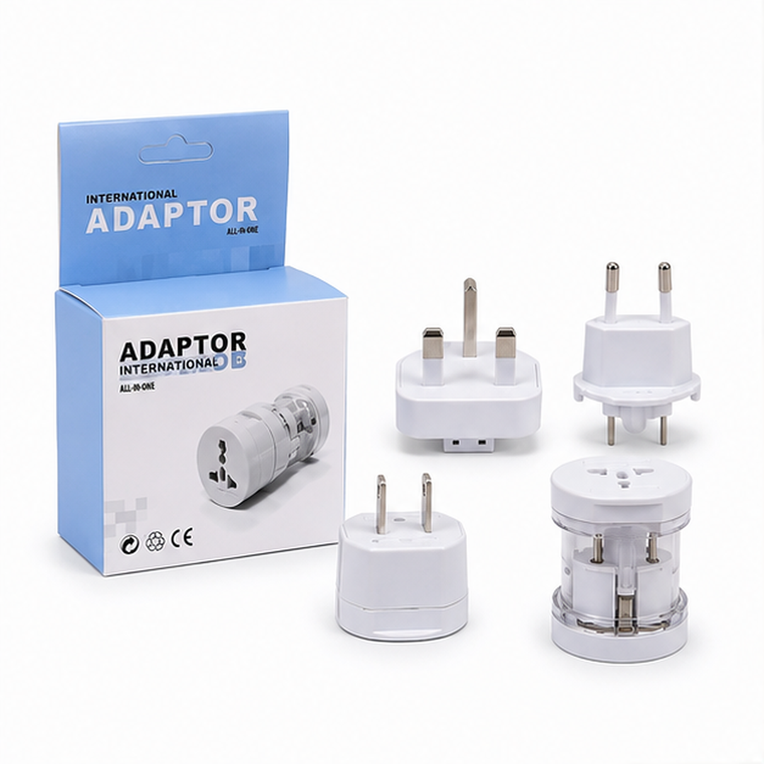 All-in-One Universal International Travel Adapter Plug Set