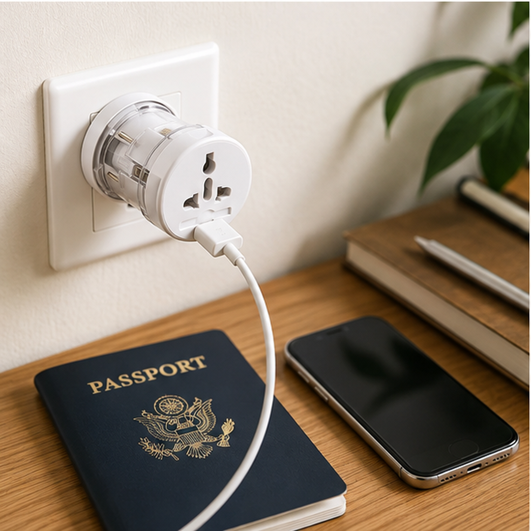 All-in-One Universal International Travel Adapter Plug Set