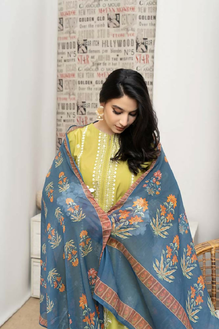 Unstitched - Embroidered Suit 3 Piece