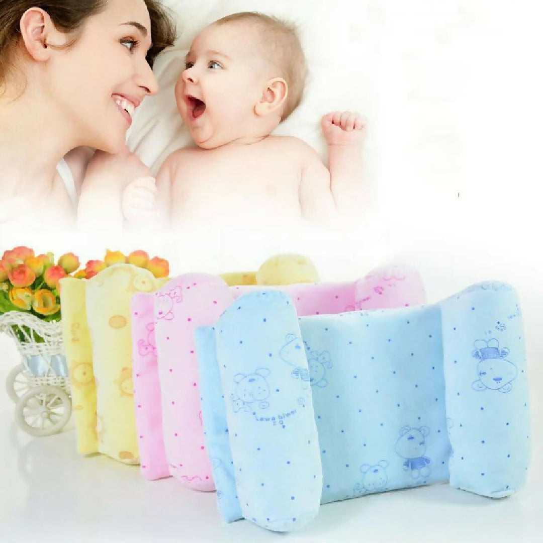 Ultimate 4-in-1 Baby Safety and Growth Bundle - Anti-Slip Knee Pads - Head Shaping Pillow - Fruit Feeder Pacifier and Adjustable Cloth Diaper