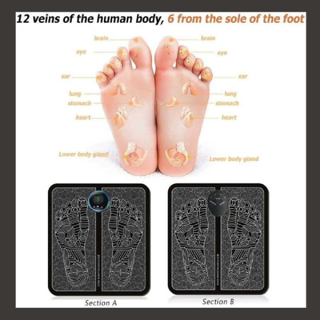 Electrical Muscle Stimulation Portable Foot Massager MA 860