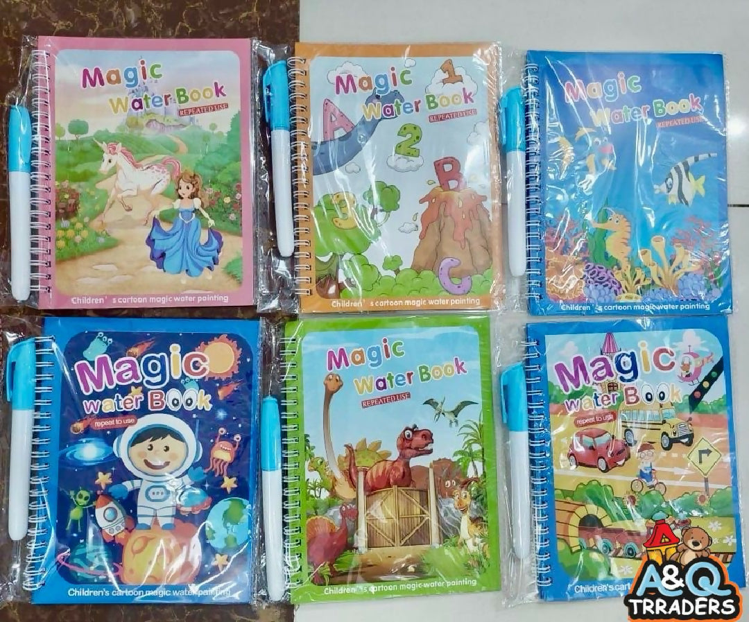 Magic Water Book Painting Drawing Coloring Board Book Doodle Magic Water Pen random book
