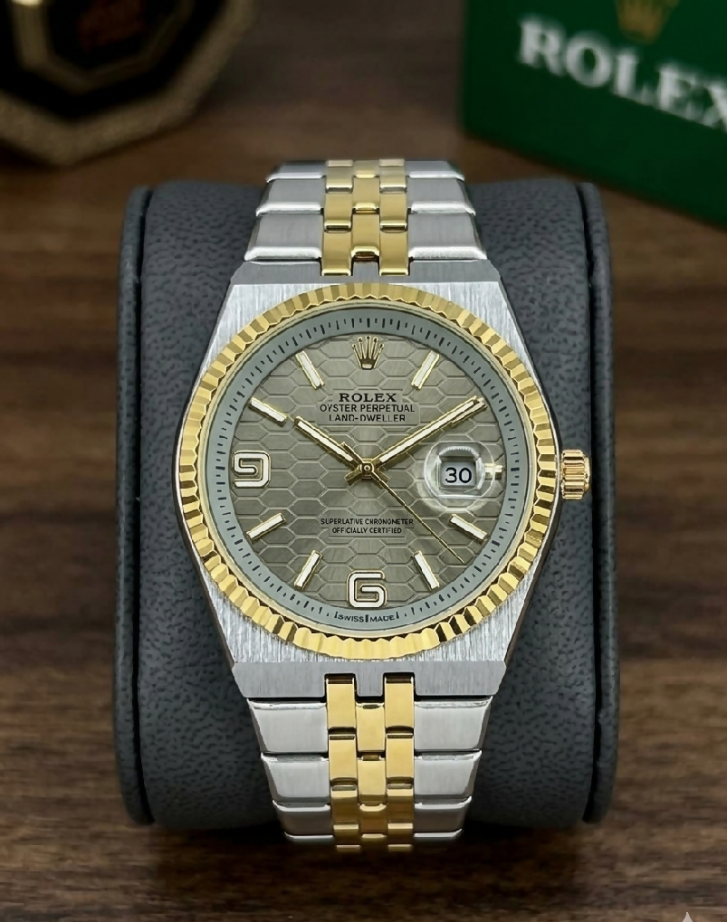 Rolex Two-Tone Hexa Dial Luxury Watch