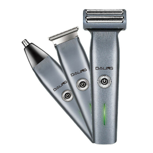 DALING 3IN1 Grooming Combo Set Floating Headutomatic Grinding Mens Electric Shaver