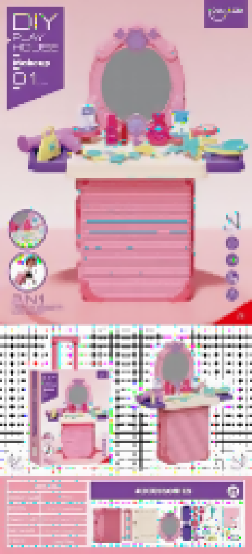 Doll Make up table 1 Piece