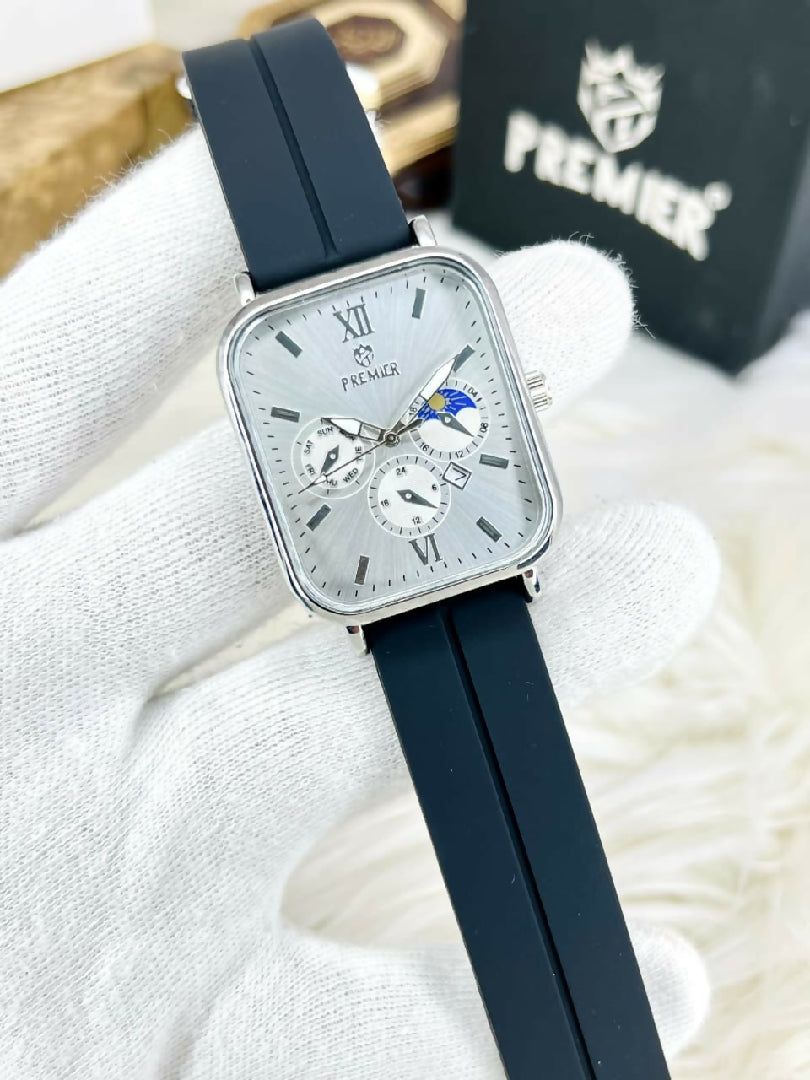 Premier Square Clssic Multi-Function Watch
