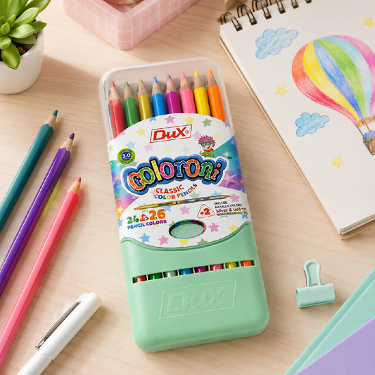 DUX(green) colour pencil 24 pcs