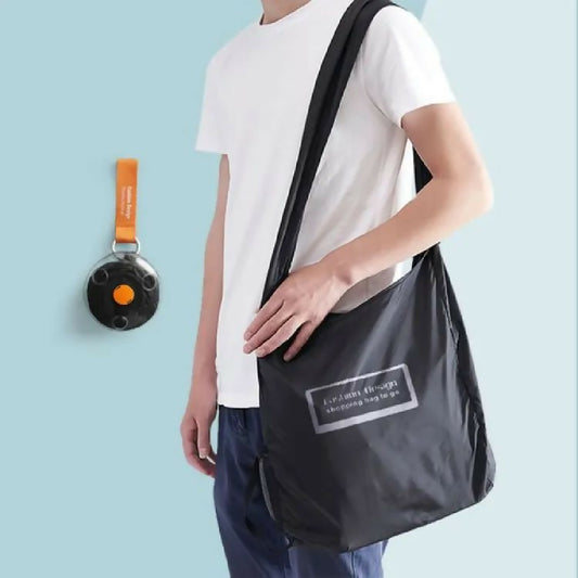 Reusable Grocery Bag Foldable Portable Supermarket Shopping Bag Nylon Grocery Tote Roll Up In Small Case Multicolor